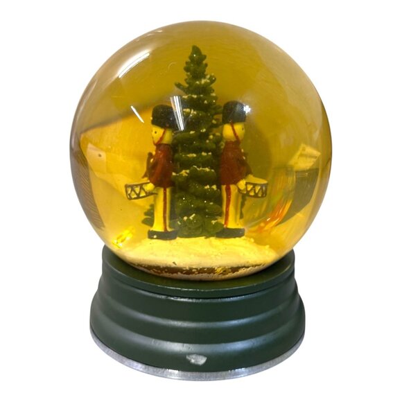 Thomas OBrien Vintage Modern Holiday 2007 Snow Globe Soldiers & Tree Holiday - Picture 6 of 8